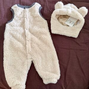Zara kids fuzzy set
